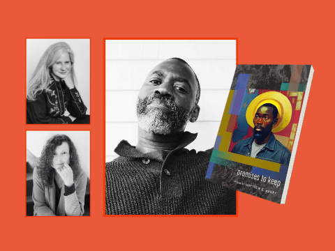 Pictures of poets Matthew E. Henry, Anne Elezabeth Pluto, and Linda Carney-Goodrich.